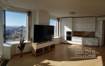 PRENÁJOM 3 izb byt s loggiou Panorama city, Bratislava II., Nivy,  EXPIS REAL
