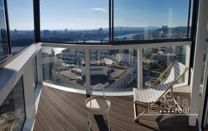 PRENÁJOM 3 izb byt s loggiou Panorama city, Bratislava II., Nivy,  EXPIS REAL