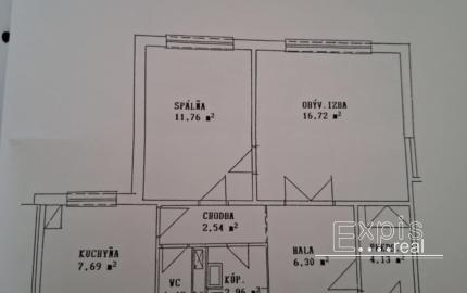 PREDAJ 2 izb byt Petržalka Bradáčova EXPISREAL