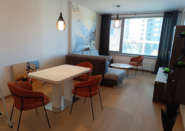 NA PRENÁJOM - Štýlový 2-izbový byt v SKY PARK  - zariadený,  s možnosťou prenájmu parkovania aj pivnice