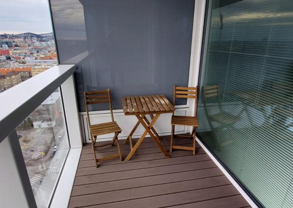 PRENÁJOM 2 izb byt s loggiou Panorama city, Bratislava I., Staré Mesto,  Expis real