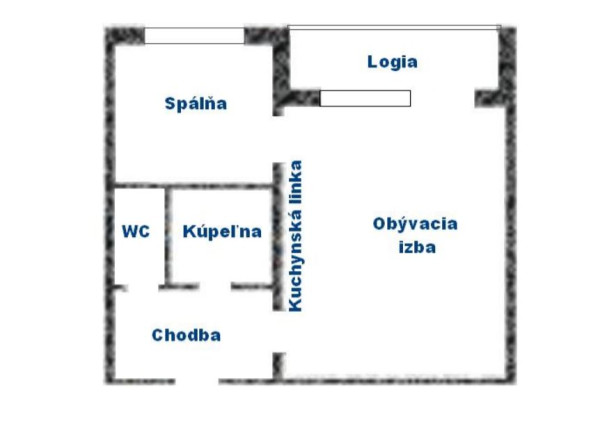 Prenájom 2 izbový byt po rekonštrukcii - Trnavská cesta