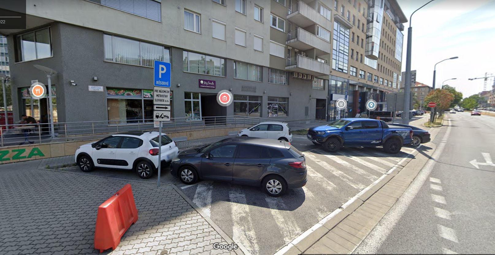 Predaj parkovacie státie križovatka Miletičova - Košická